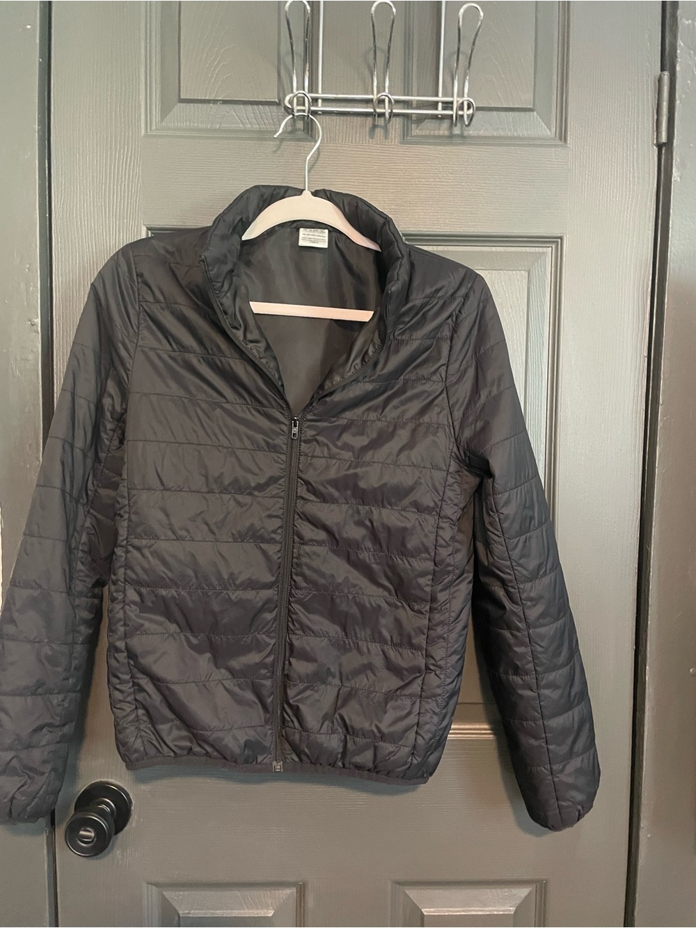 PINK Victoria's Secret Black Quilted Puffer Jacket